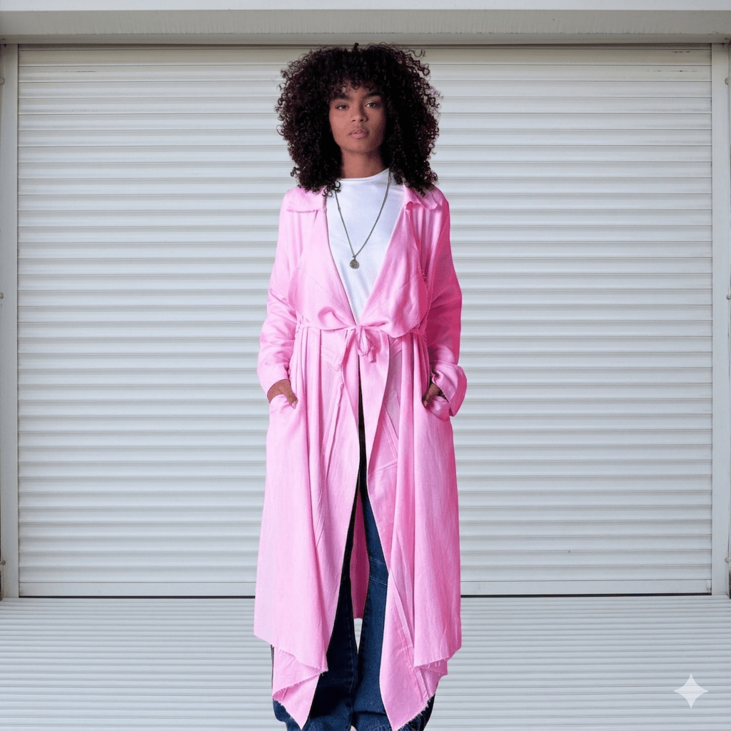 Diva Cardigan Powder Rose - AB ESSENTIALS