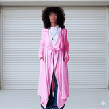 Diva Cardigan Powder Rose - AB ESSENTIALS