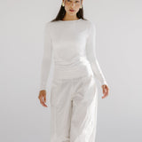 Easy Pants White - AB ESSENTIALS