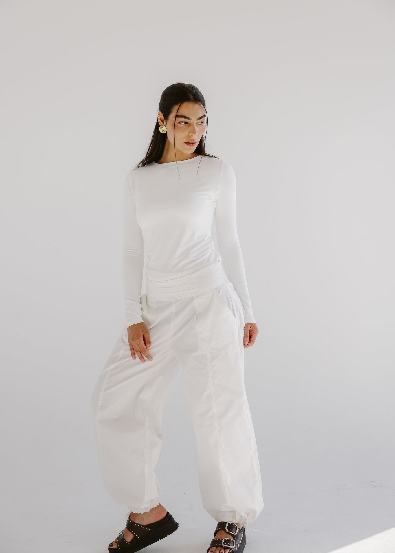 Easy Pants White - AB ESSENTIALS