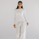 Easy Pants White - AB ESSENTIALS