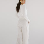 Easy Pants White - AB ESSENTIALS