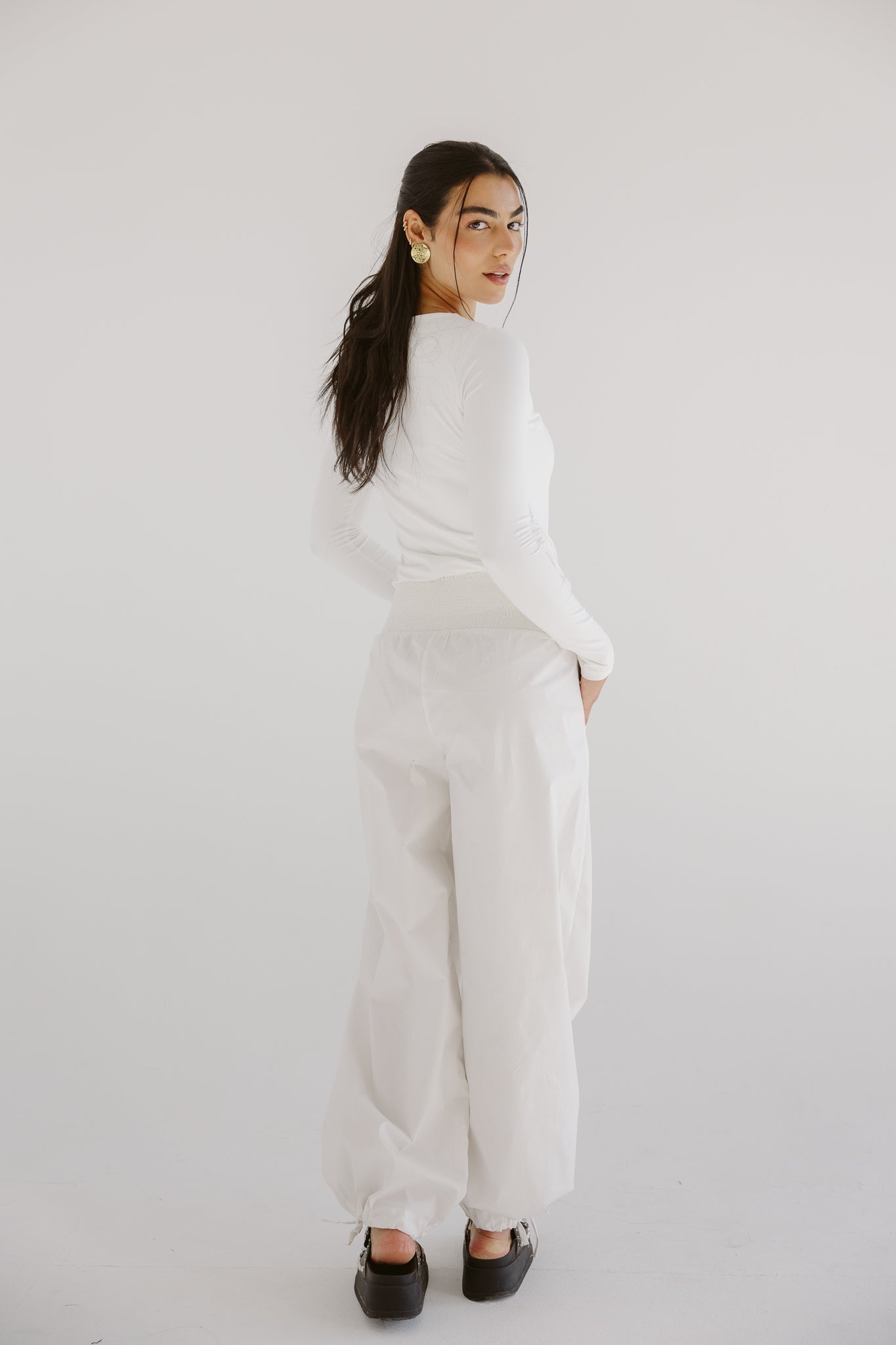 Easy Pants White - AB ESSENTIALS