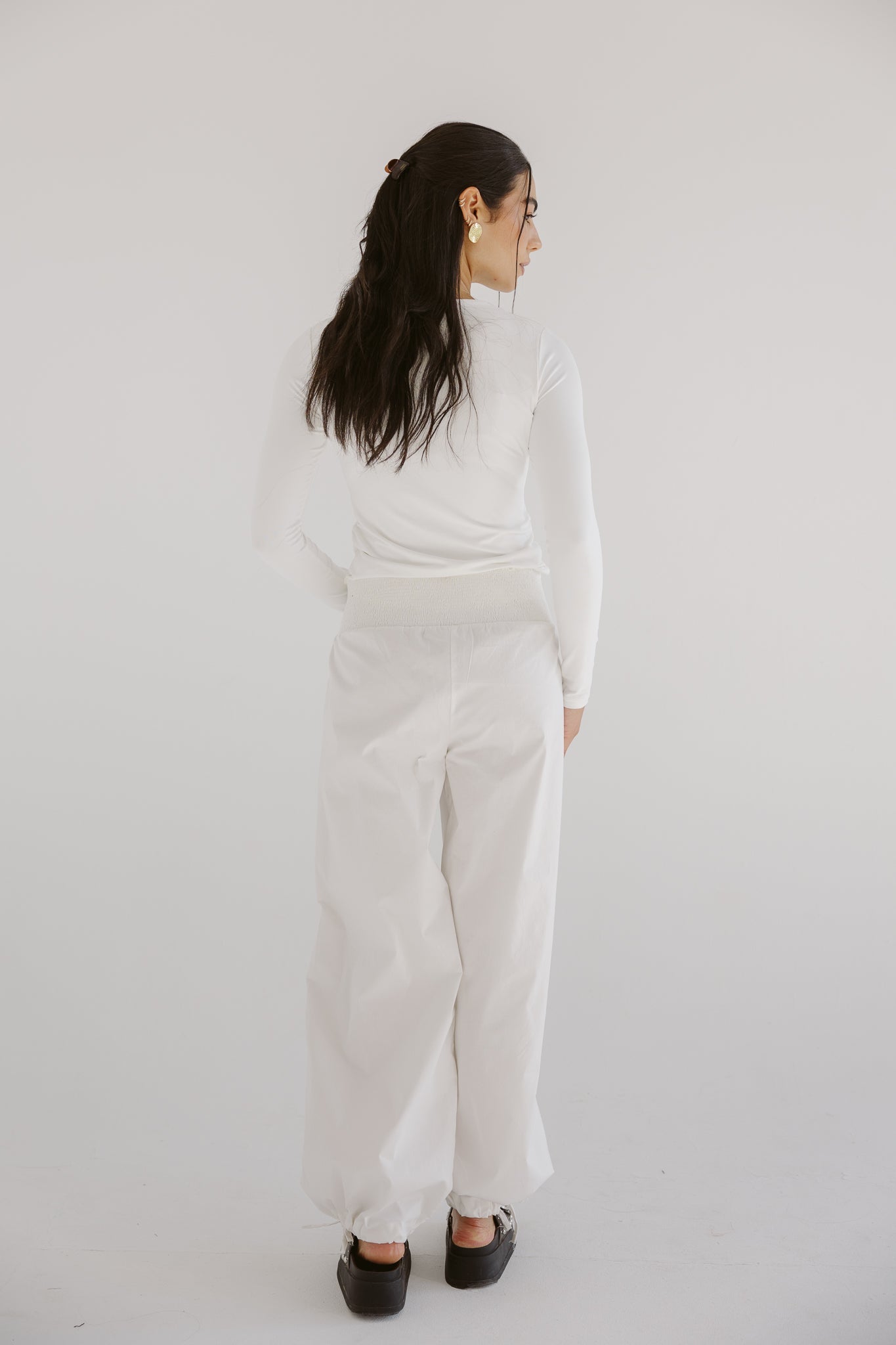 Easy Pants White - AB ESSENTIALS
