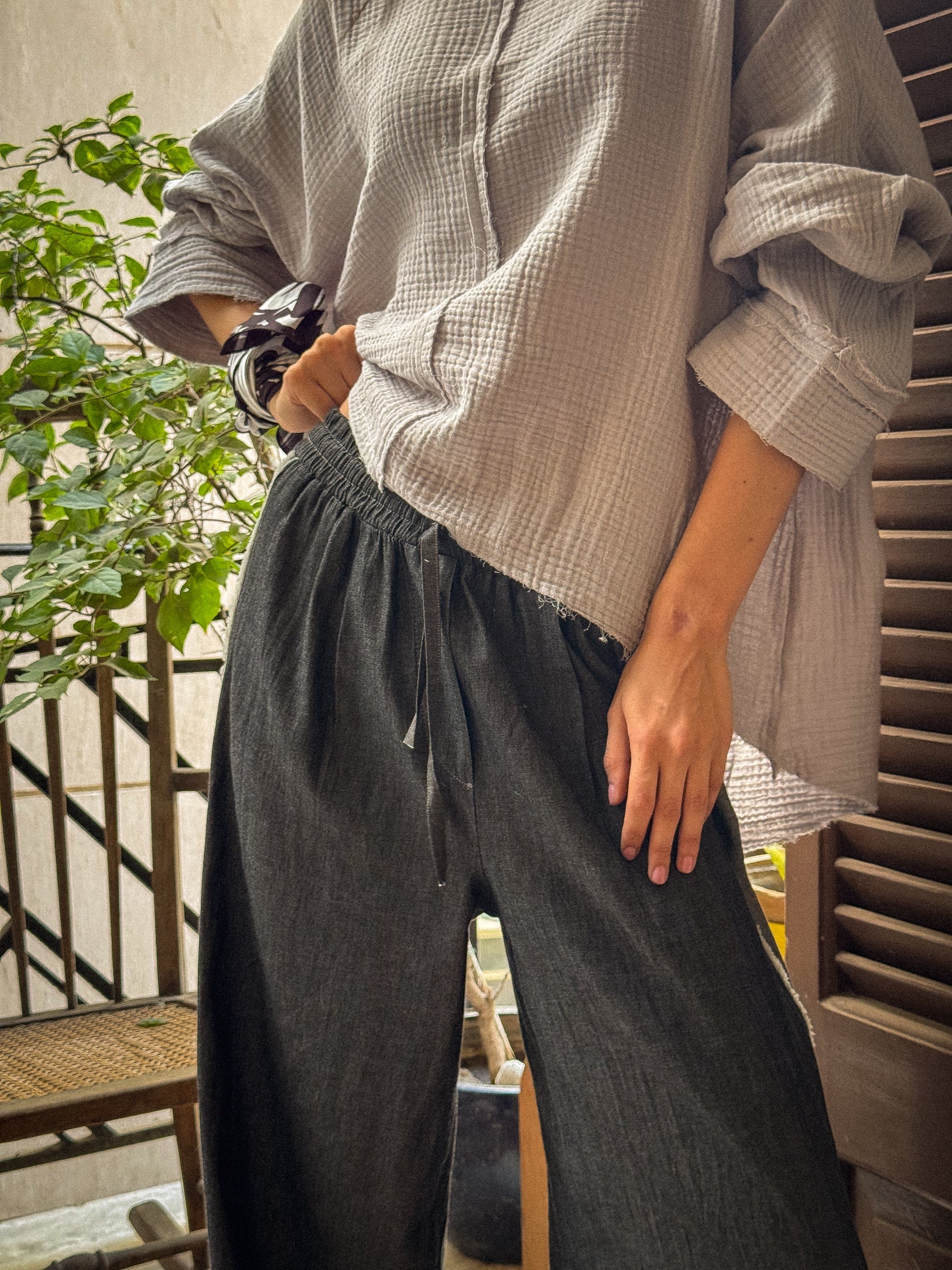 Edgy Pants Black - AB ESSENTIALS