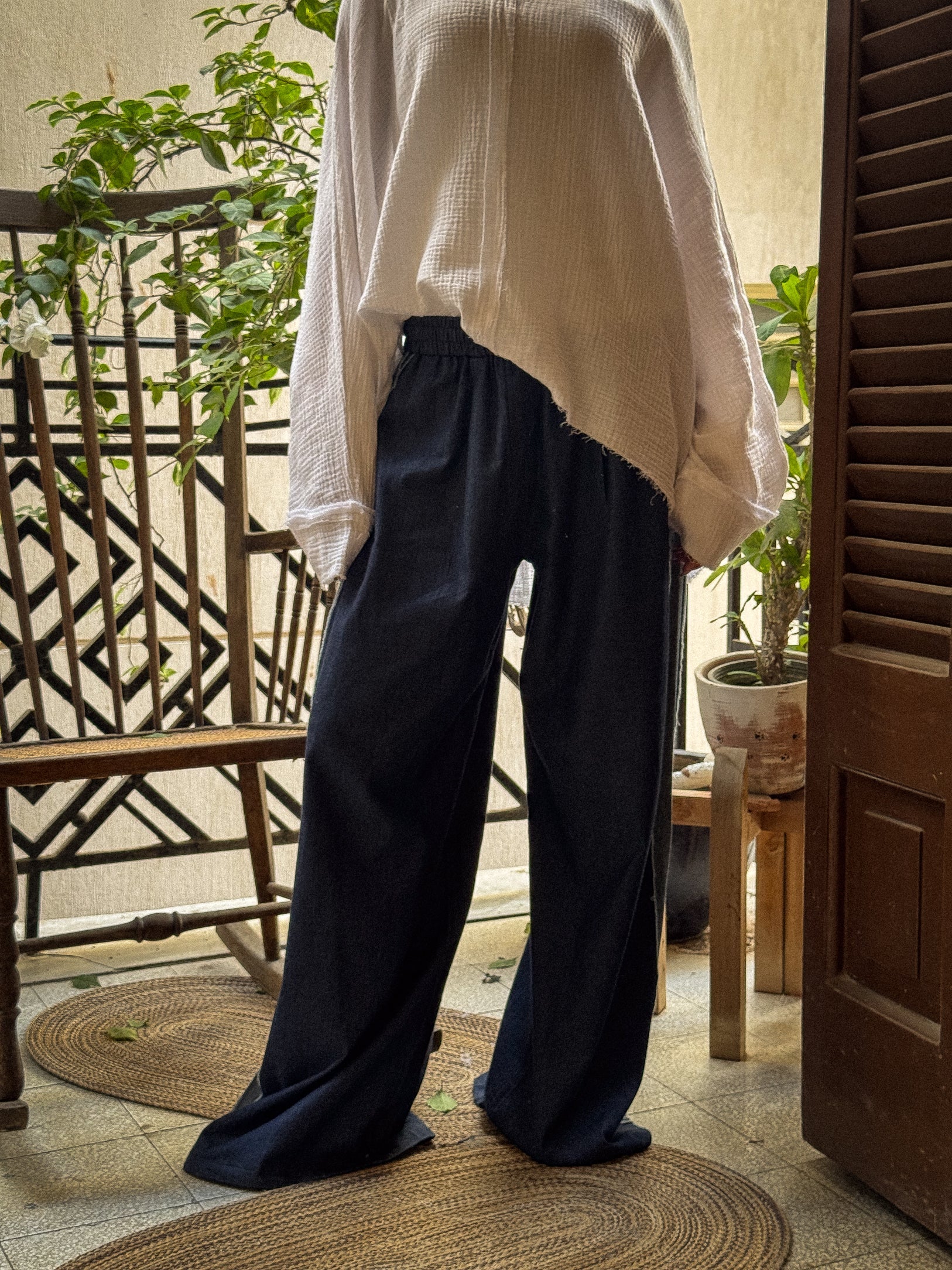 Edgy Pants Blue Denim - AB ESSENTIALS