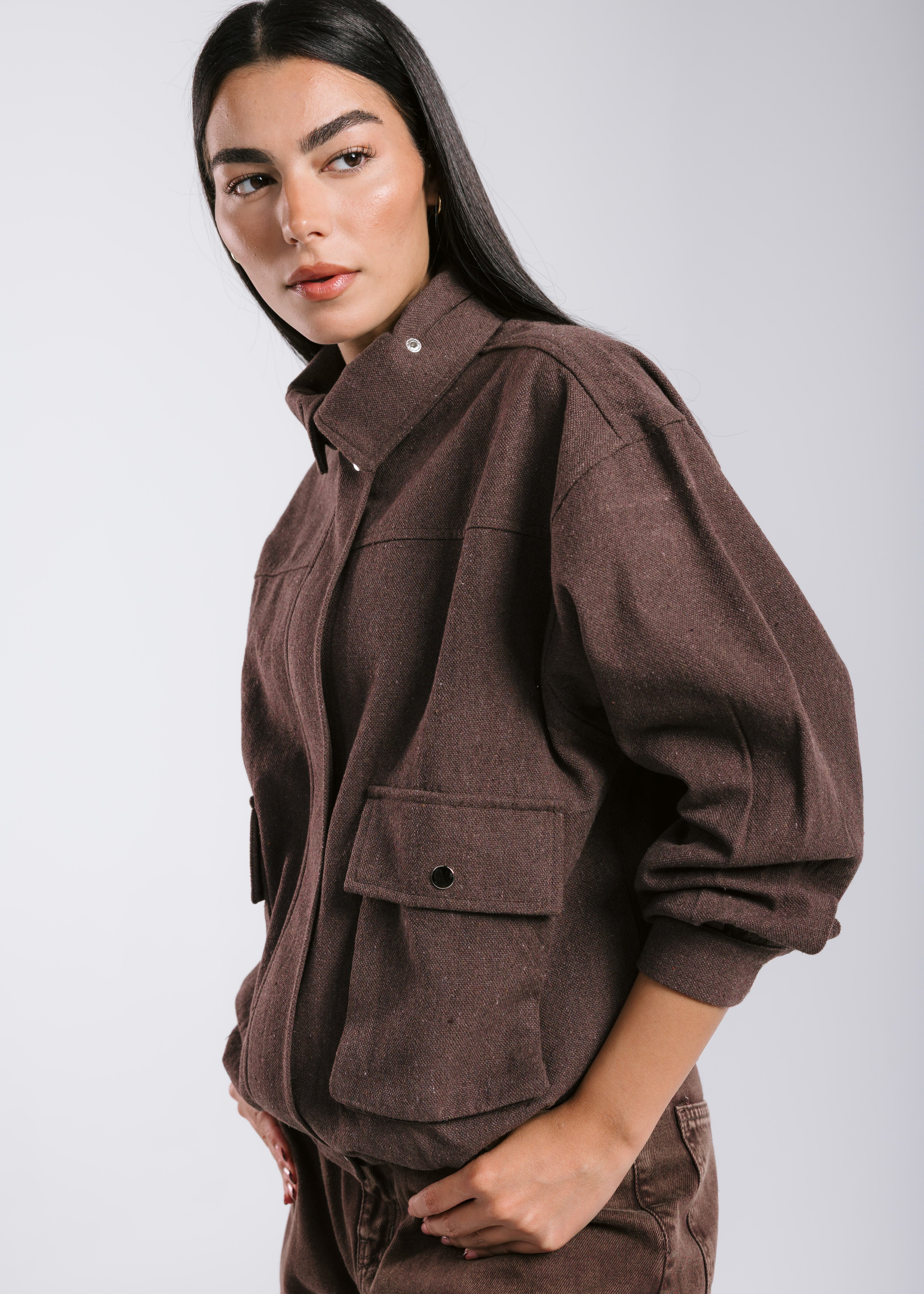 EGY Nile Jacket Brown - AB ESSENTIALS