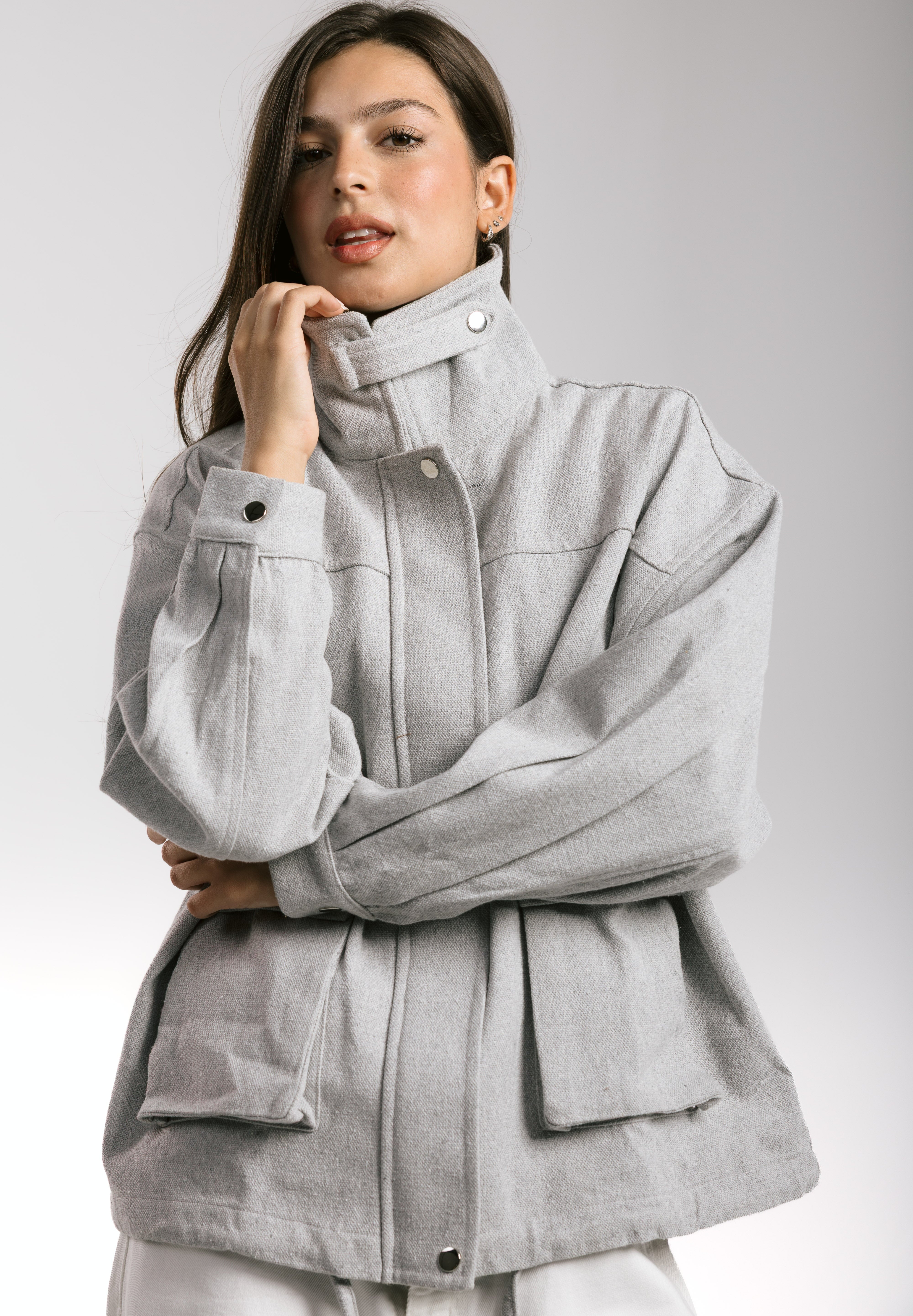 EGY Nile Jacket Grey - AB ESSENTIALS