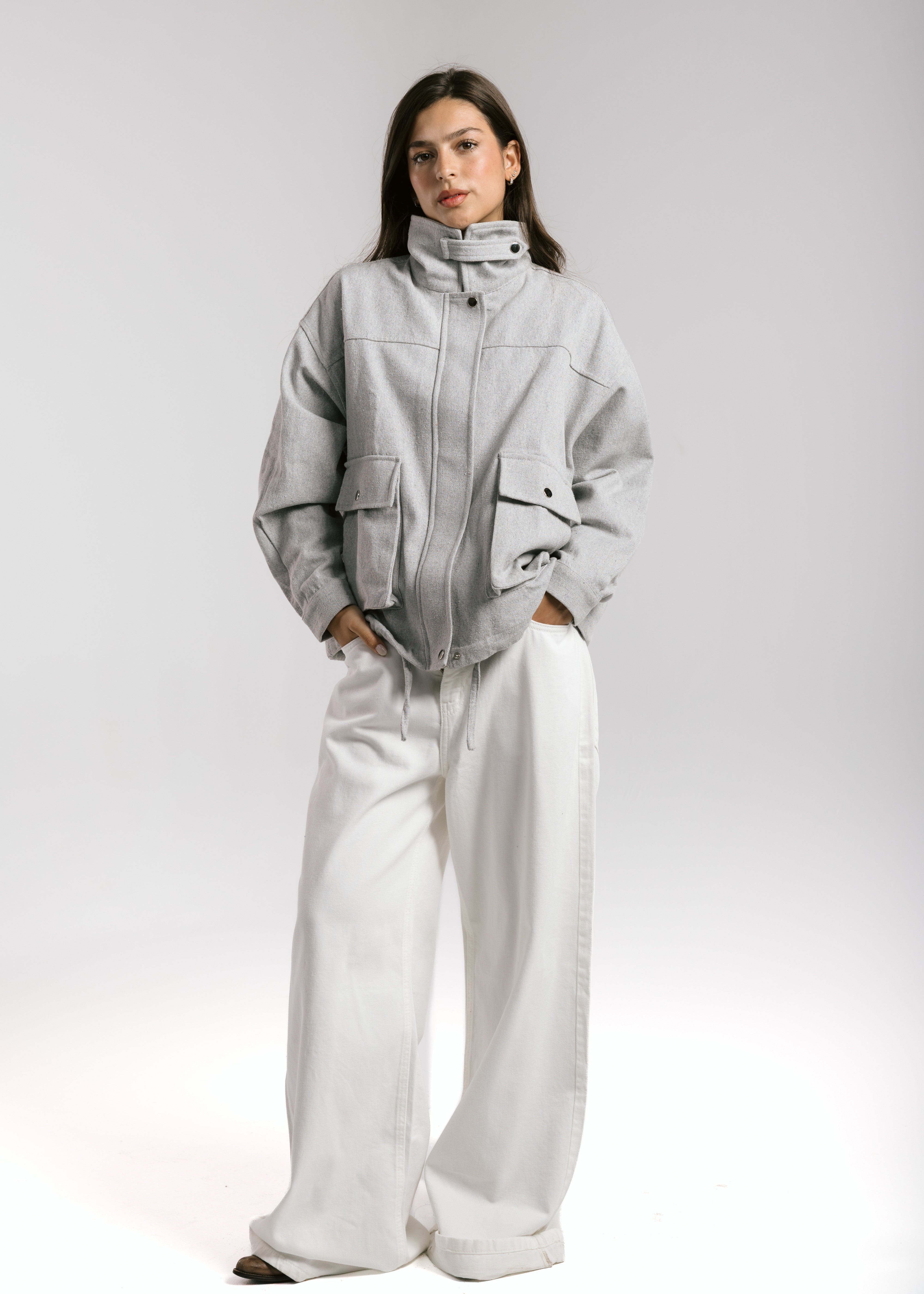 EGY Nile Jacket Grey - AB ESSENTIALS