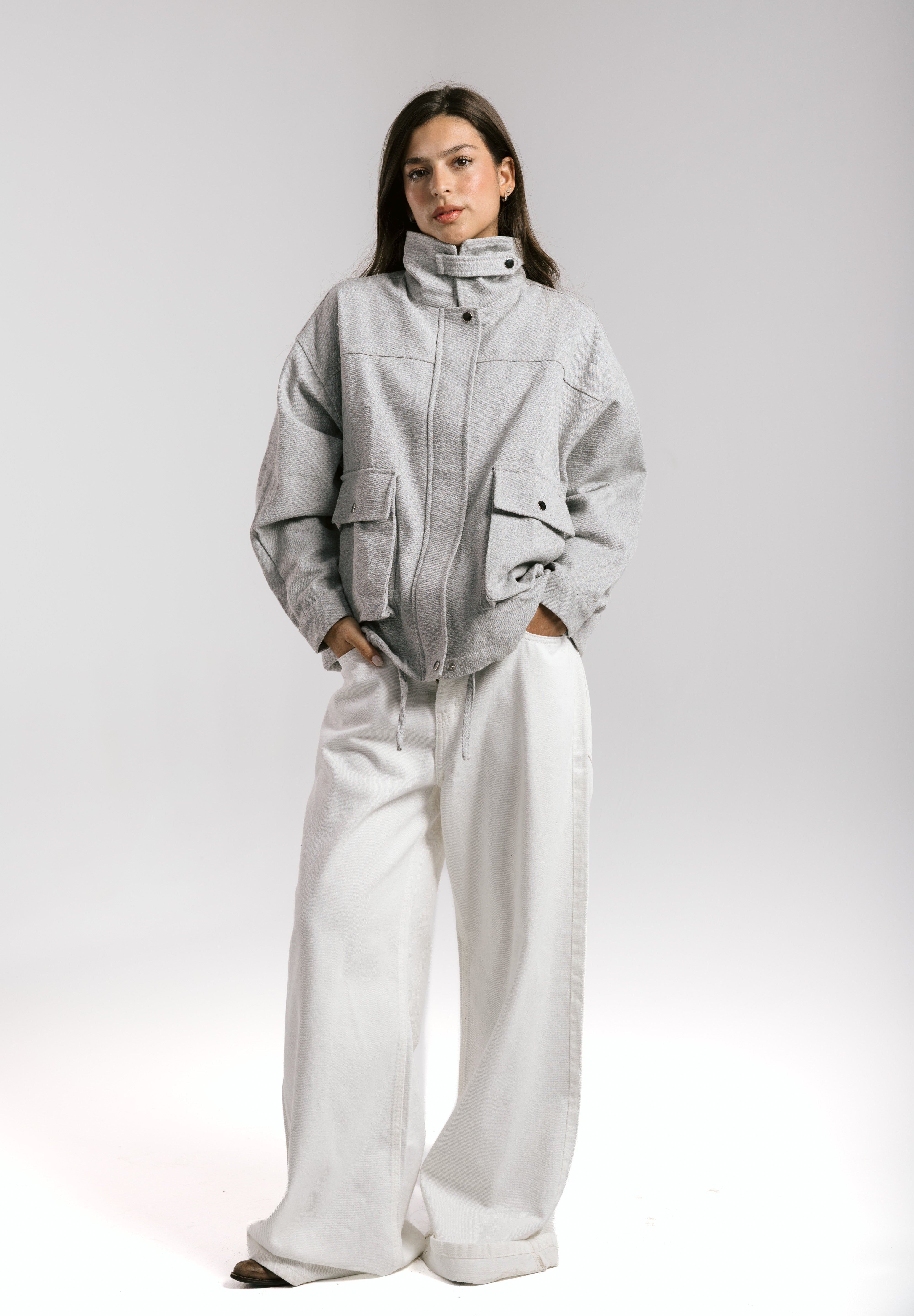 EGY Nile Jacket Grey - AB ESSENTIALS