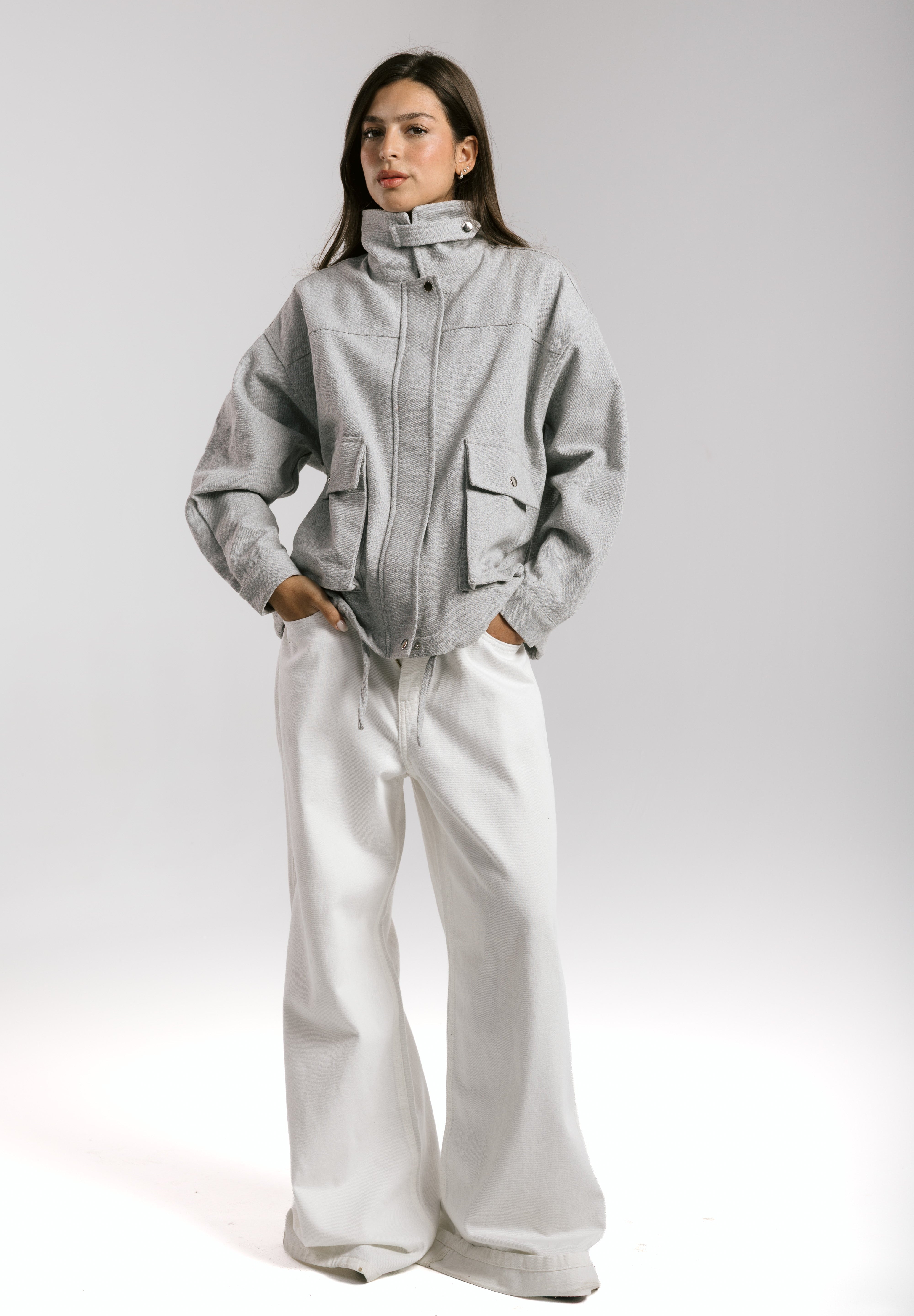 EGY Nile Jacket Grey - AB ESSENTIALS