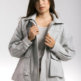 EGY Nile Jacket Grey - AB ESSENTIALS
