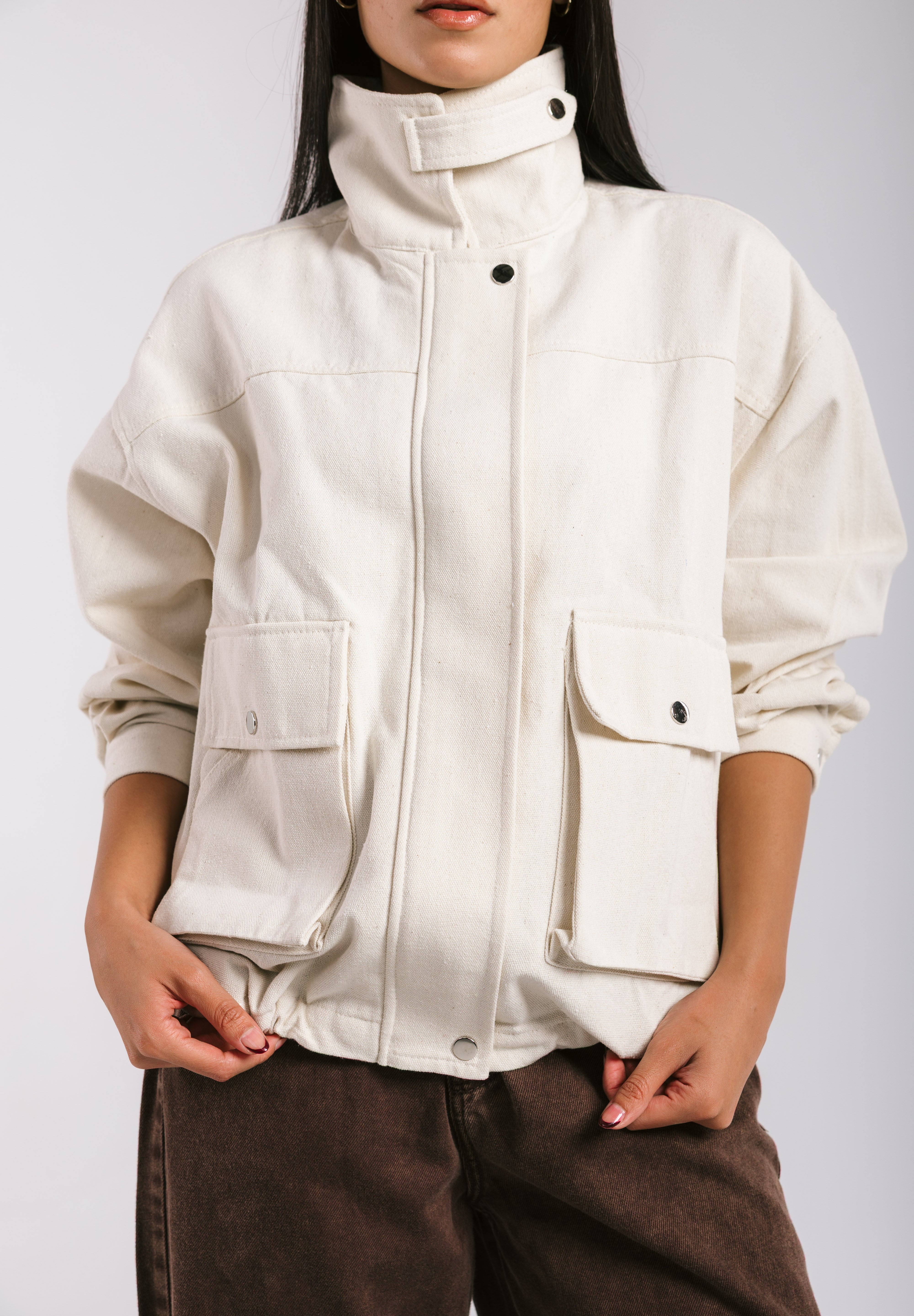 EGY Nile Jacket Off White - AB ESSENTIALS