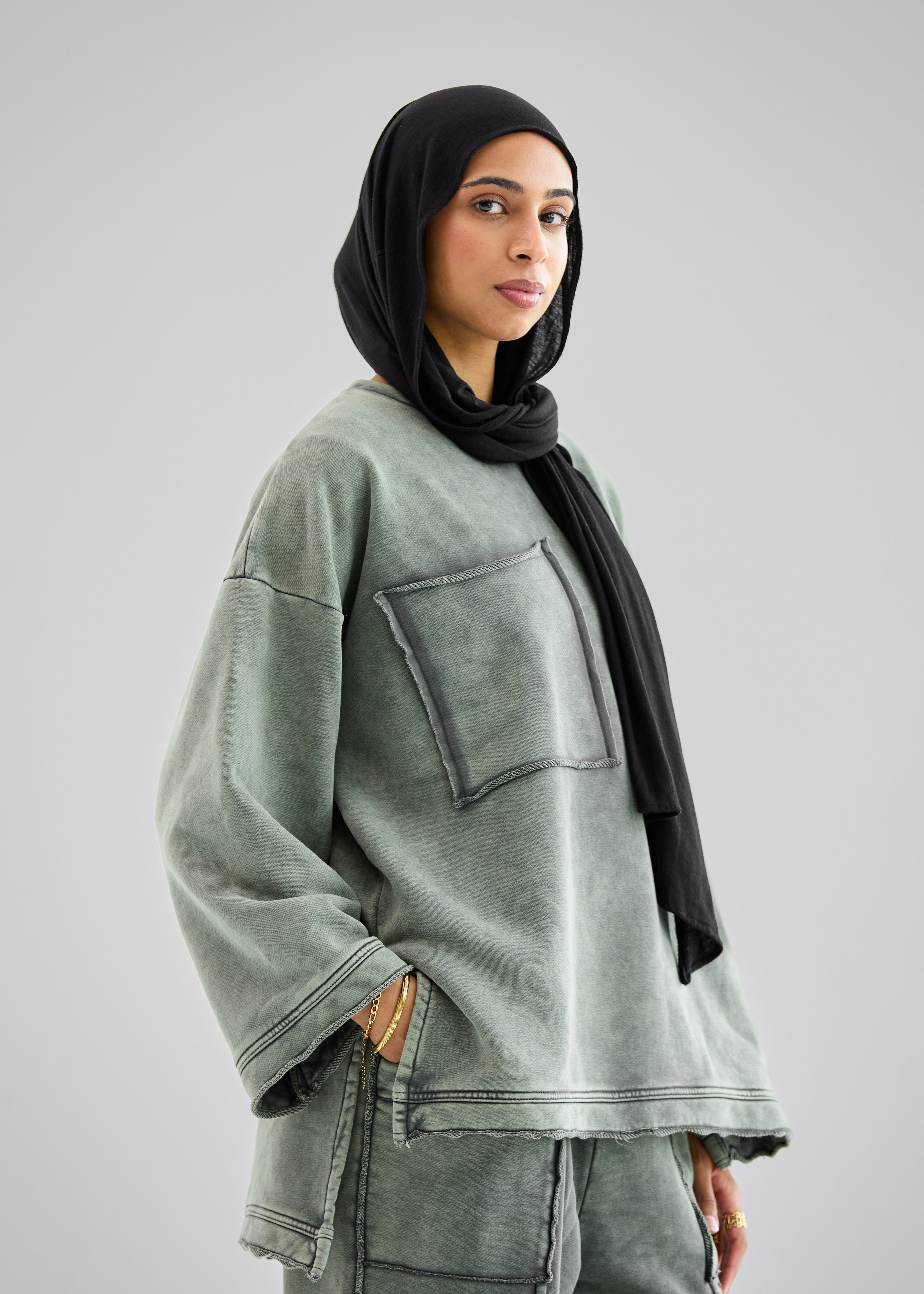 Everyday Set Washed Olive - AB ESSENTIALS