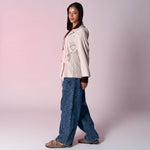 Fine Line Blazer Beige - AB ESSENTIALS