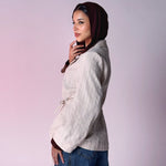 Fine Line Blazer Beige - AB ESSENTIALS