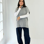 Fireside Knit Pullover Grey - AB ESSENTIALS
