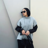 Fireside Knit Pullover Grey - AB ESSENTIALS