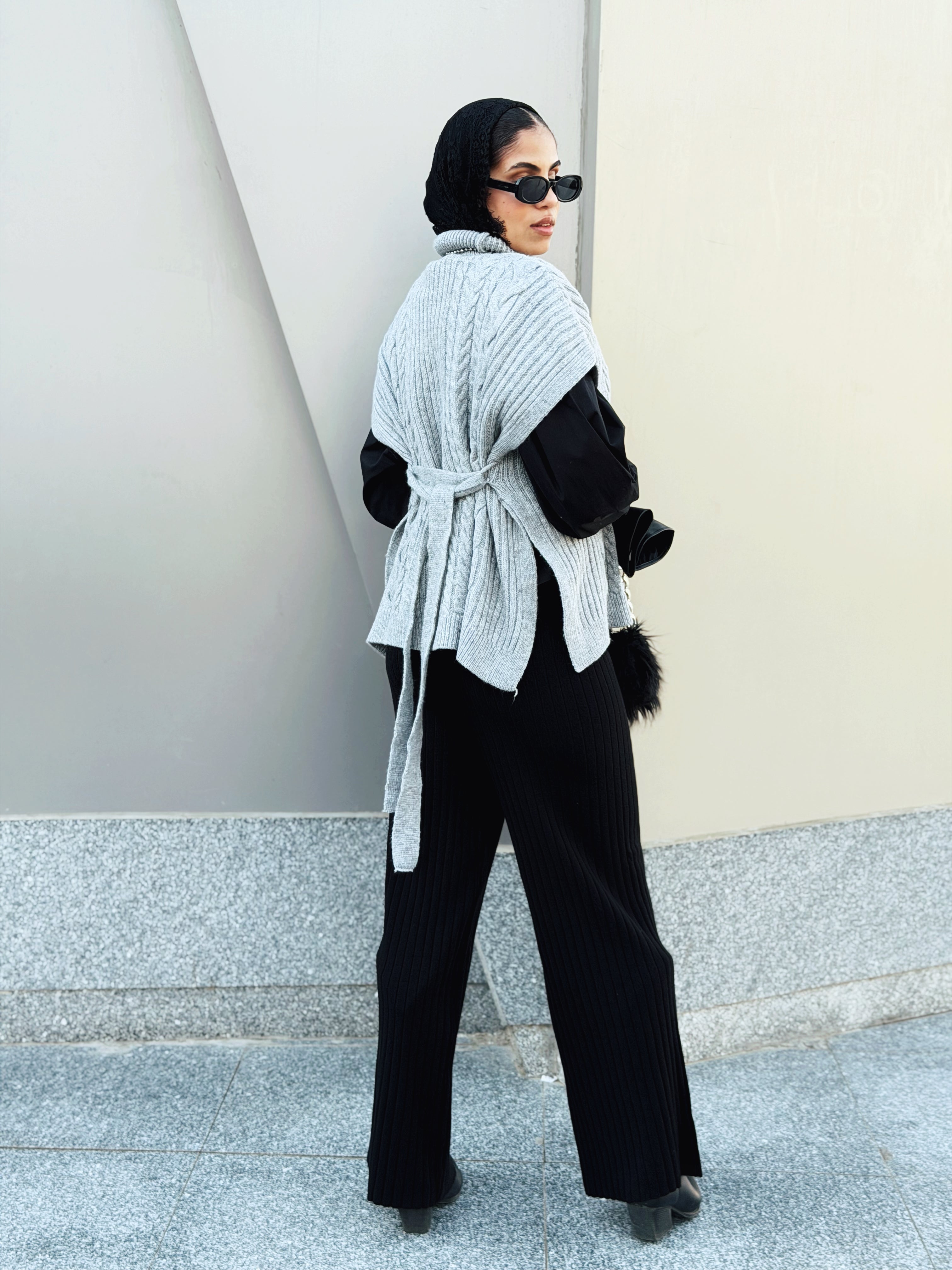 Fireside Knit Pullover Grey - AB ESSENTIALS