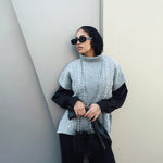 Fireside Knit Pullover Grey - AB ESSENTIALS