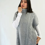 Fireside Knit Pullover Grey - AB ESSENTIALS