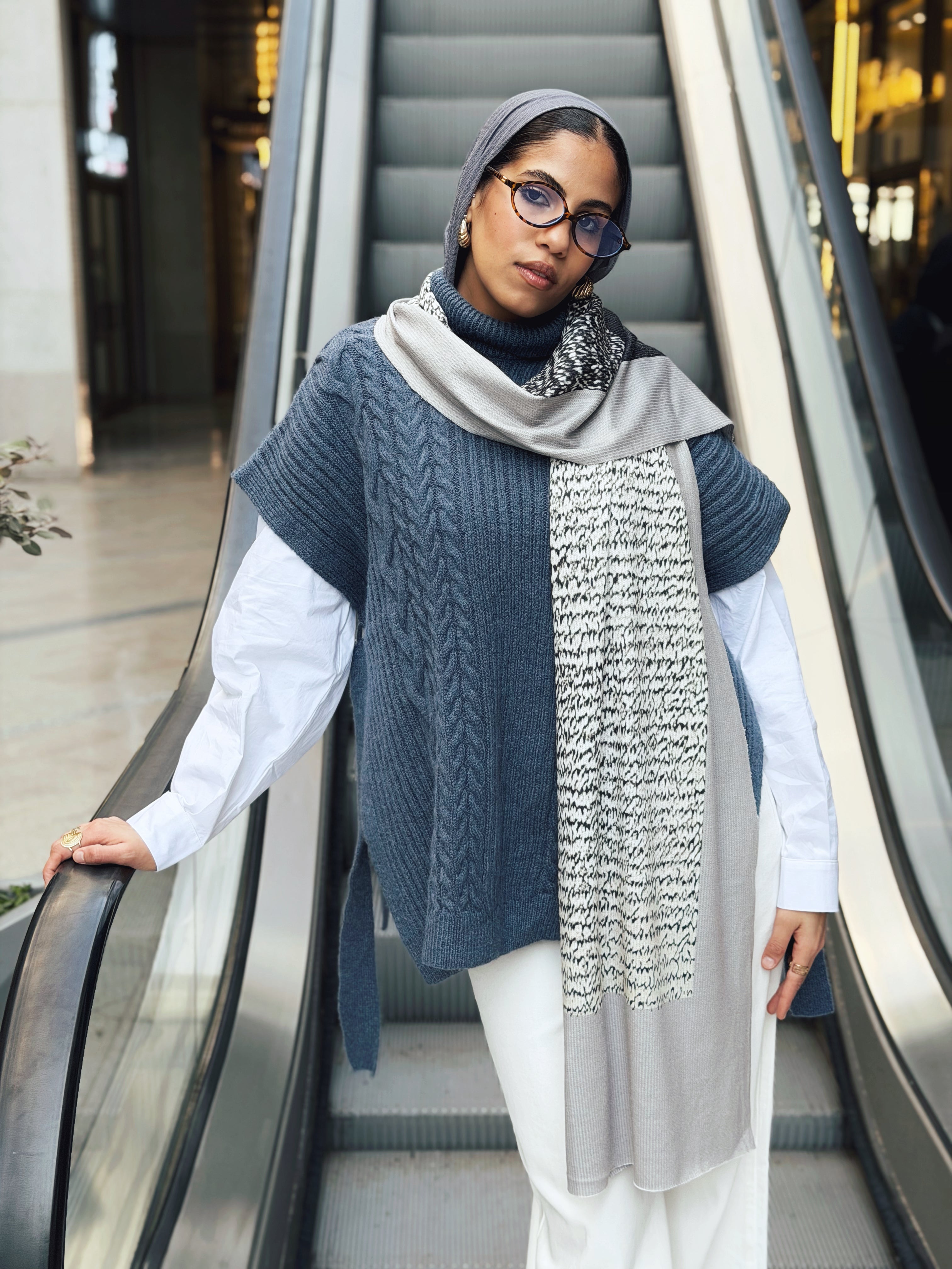 Fireside Knit Pullover Navy - AB ESSENTIALS