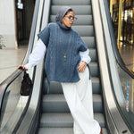 Fireside Knit Pullover Navy - AB ESSENTIALS