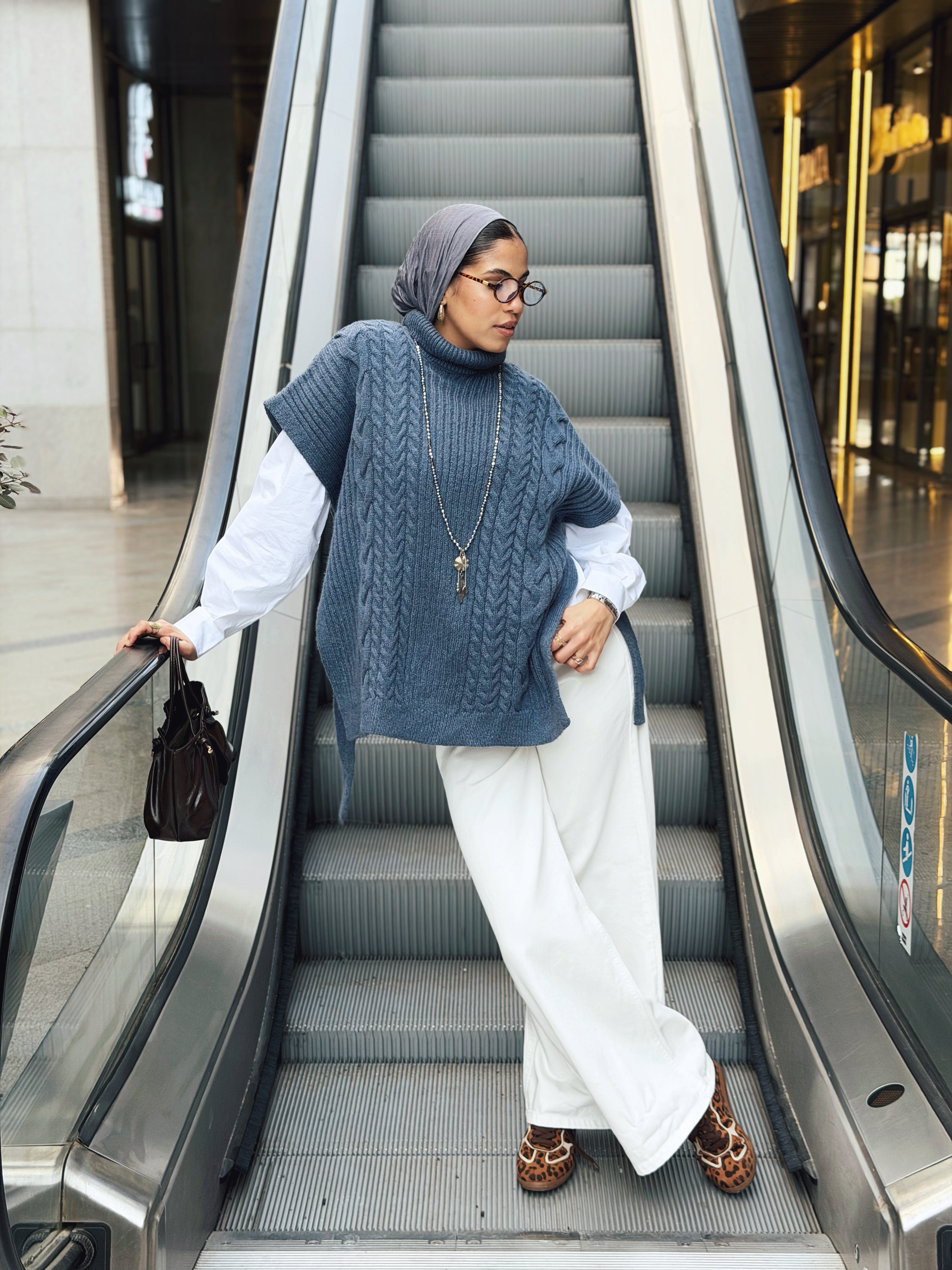 Fireside Knit Pullover Navy - AB ESSENTIALS