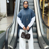 Fireside Knit Pullover Navy - AB ESSENTIALS