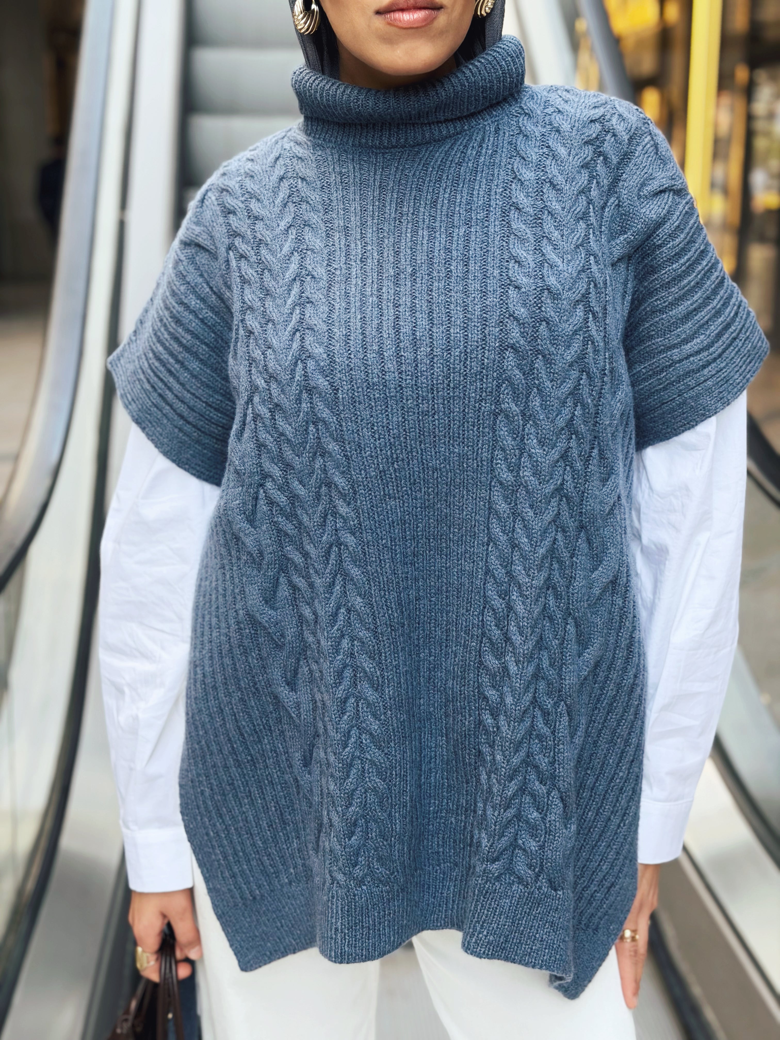 Fireside Knit Pullover Navy - AB ESSENTIALS