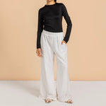 Flair Pants White - XL - AB ESSENTIALS