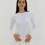 Full Tee White - AB ESSENTIALS