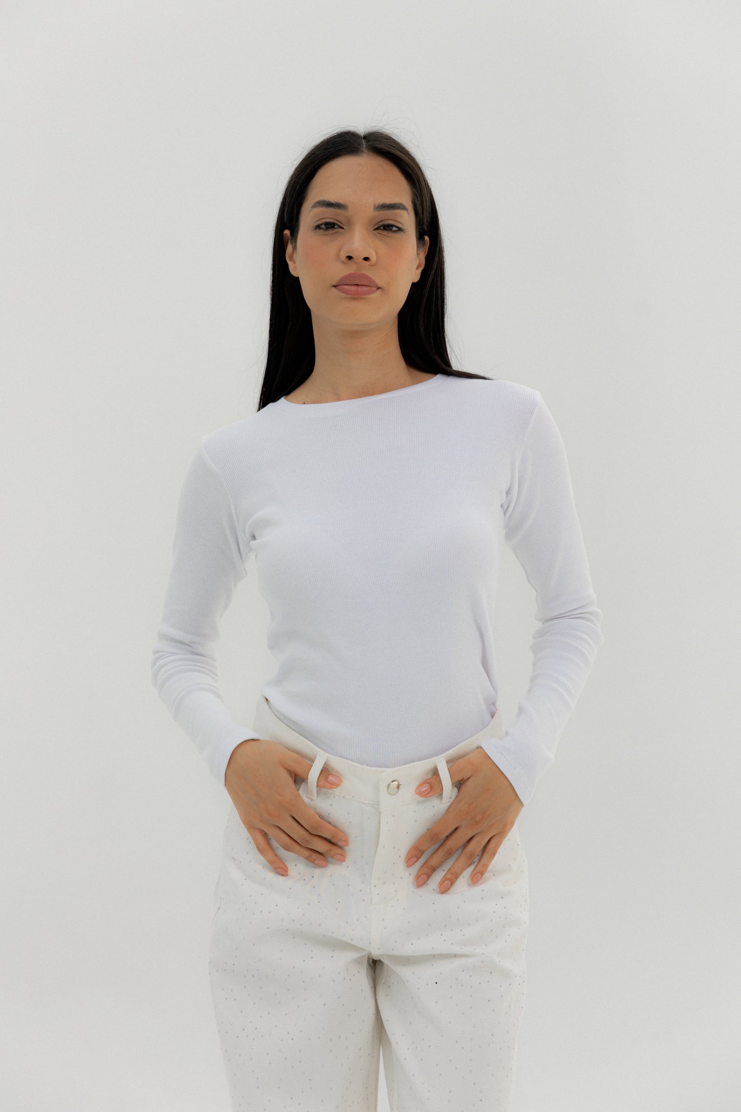 Full Tee White - AB ESSENTIALS