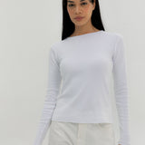 Full Tee White - AB ESSENTIALS