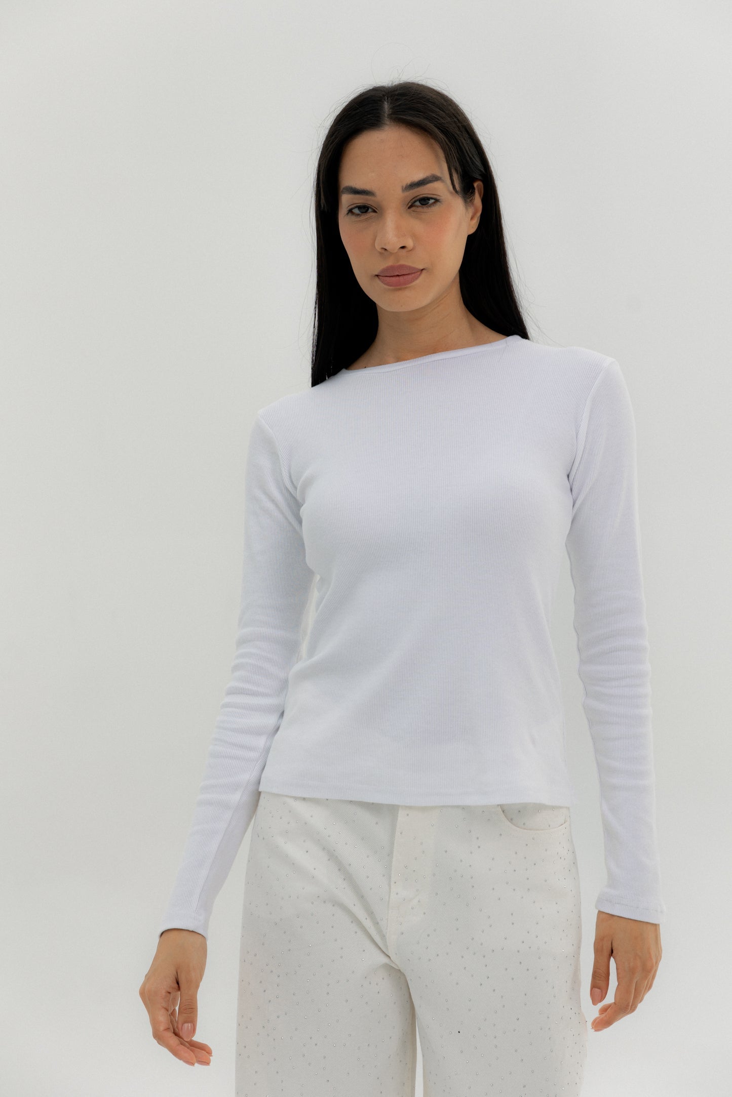 Full Tee White - AB ESSENTIALS