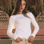 Full Tee White - AB ESSENTIALS