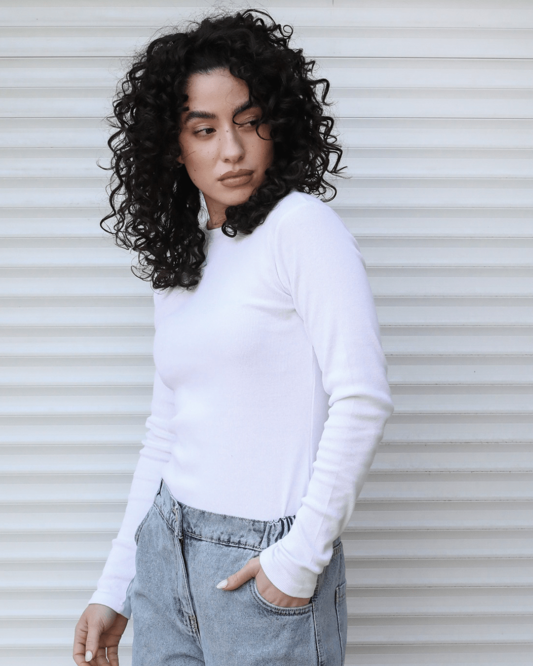 Full Tee White - AB ESSENTIALS