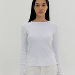 Full Tee White - AB ESSENTIALS