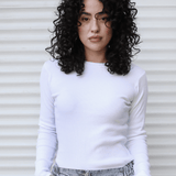 Full Tee White - AB ESSENTIALS