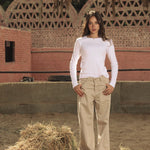 Full Tee White - AB ESSENTIALS