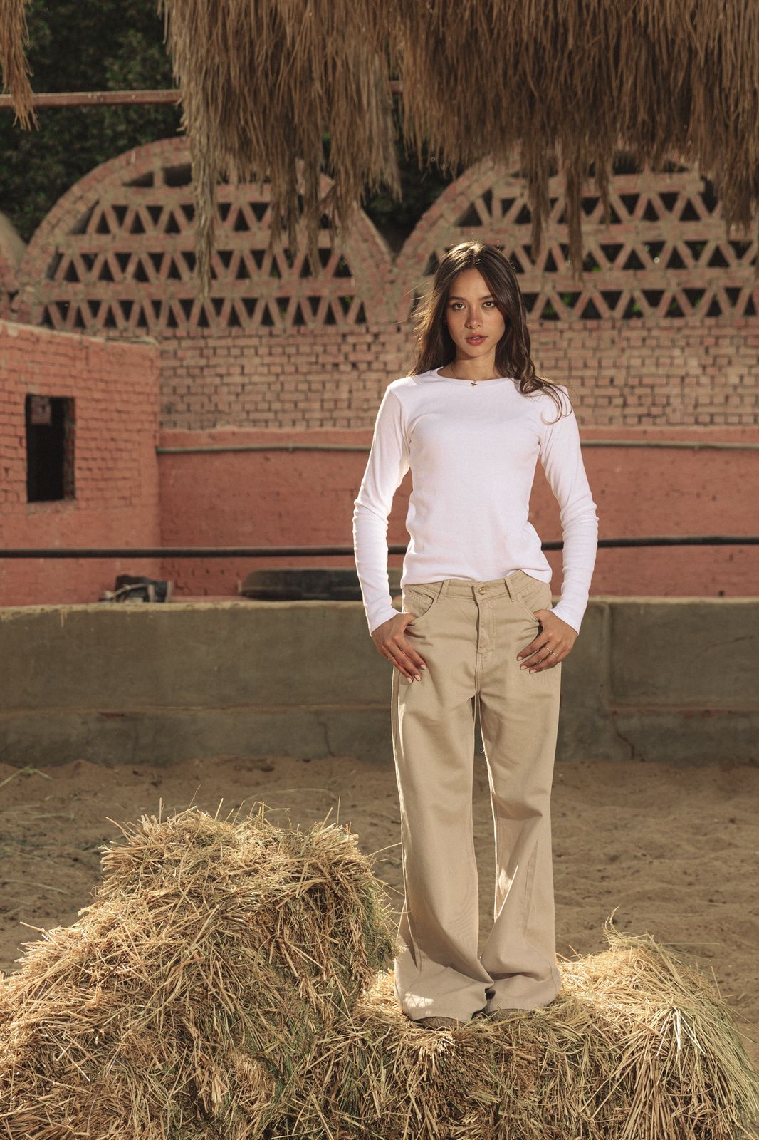 Full Tee White - AB ESSENTIALS