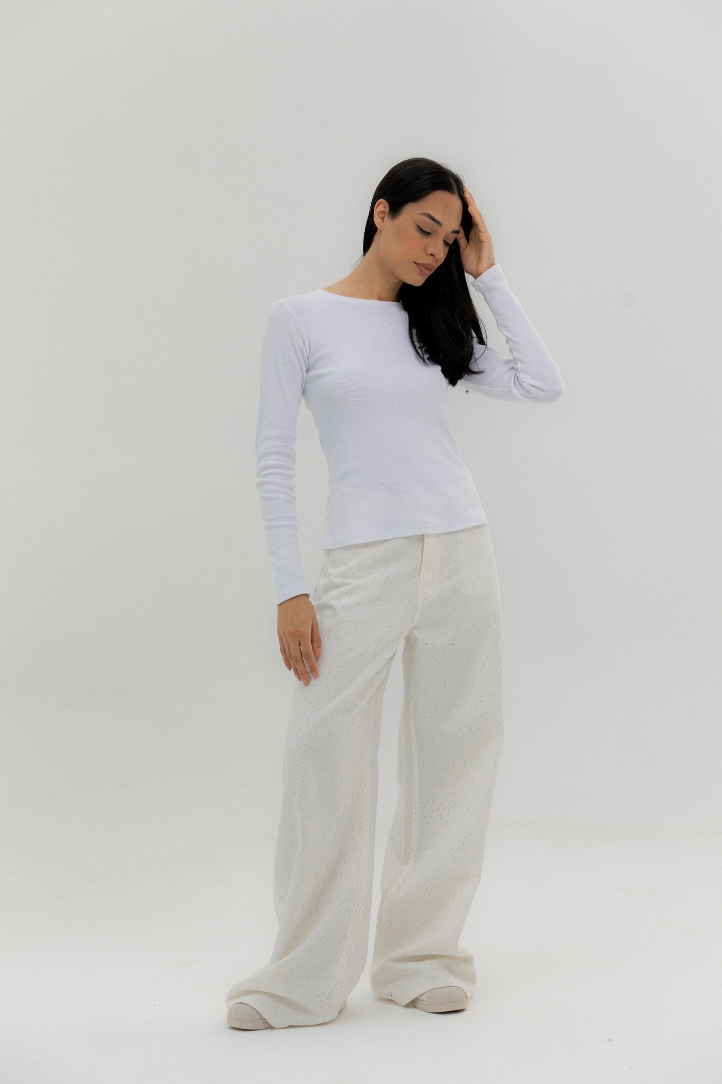 Full Tee White - AB ESSENTIALS