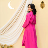 Fuschia Flower Dress - AB ESSENTIALS