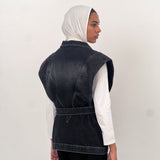 Glitra Vest Black - AB ESSENTIALS