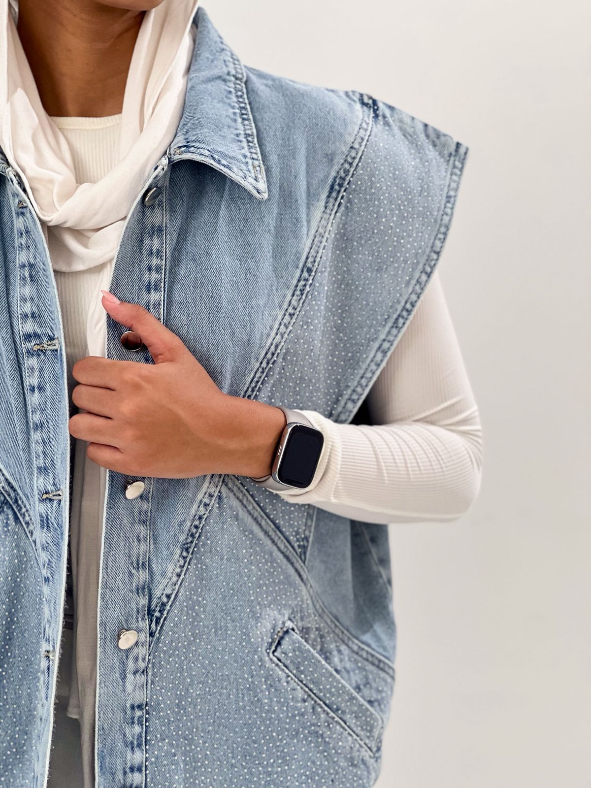 Glitra Vest Blue - AB ESSENTIALS