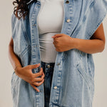 Glitra Vest Blue - AB ESSENTIALS