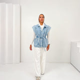 Glitra Vest Blue - AB ESSENTIALS