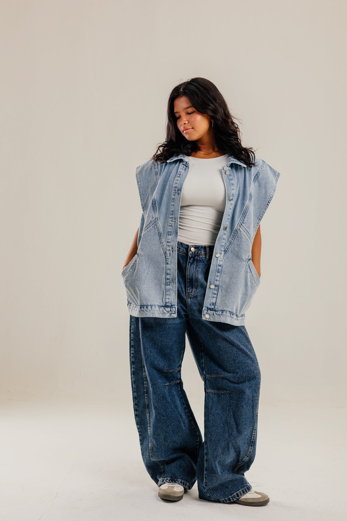Glitra Vest Blue - AB ESSENTIALS