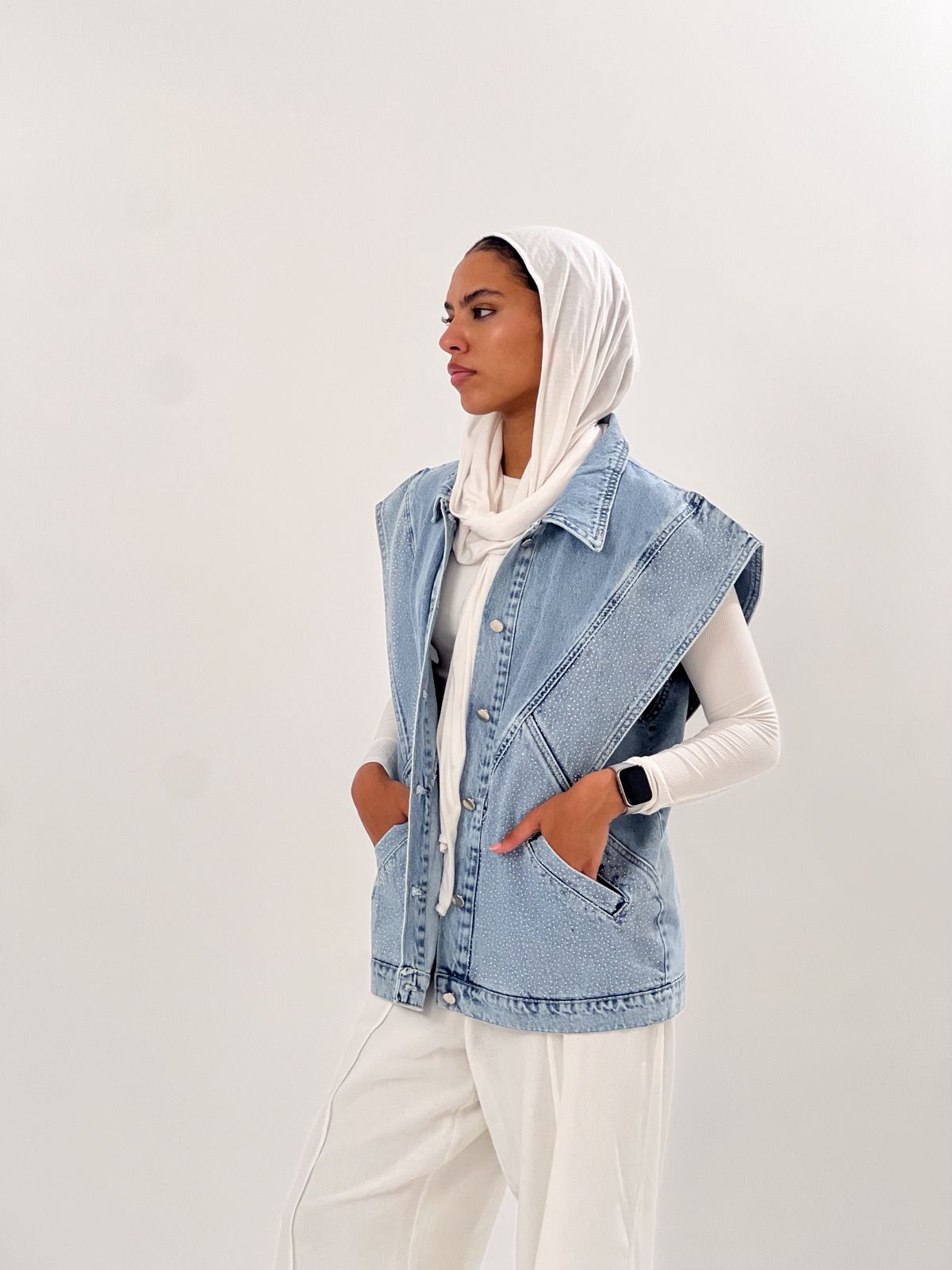 Glitra Vest Blue - AB ESSENTIALS