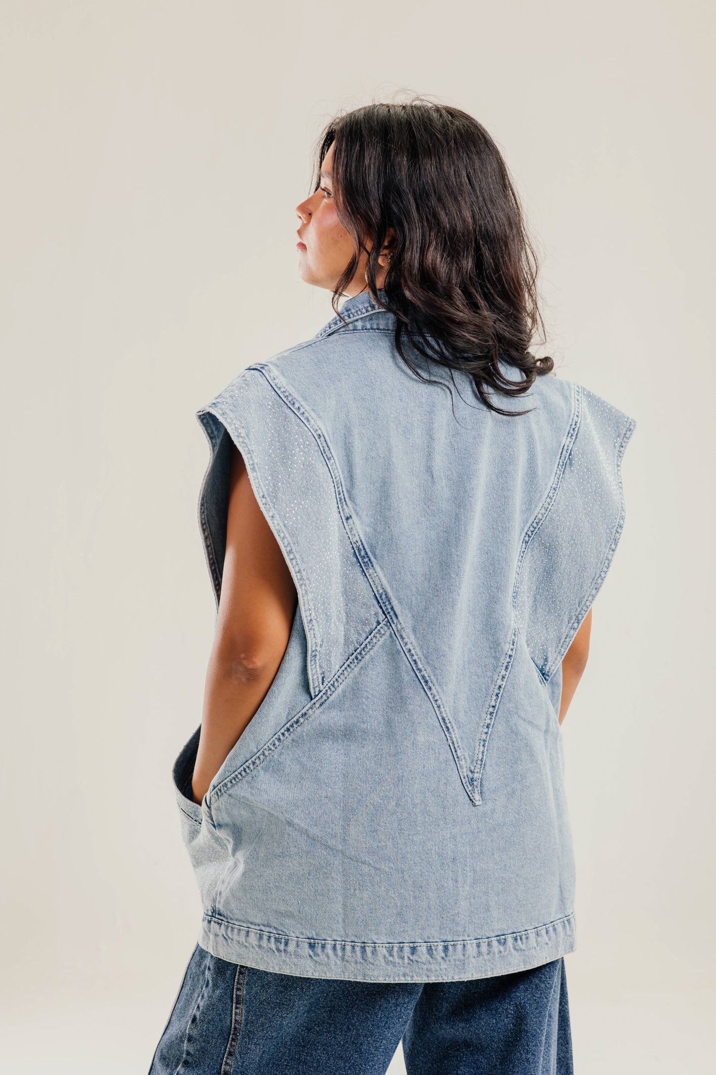 Glitra Vest Blue - AB ESSENTIALS